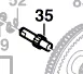 Arbre de transmission GKE 40 BCE / GKE 35 BCE / AKE 40-19 S /